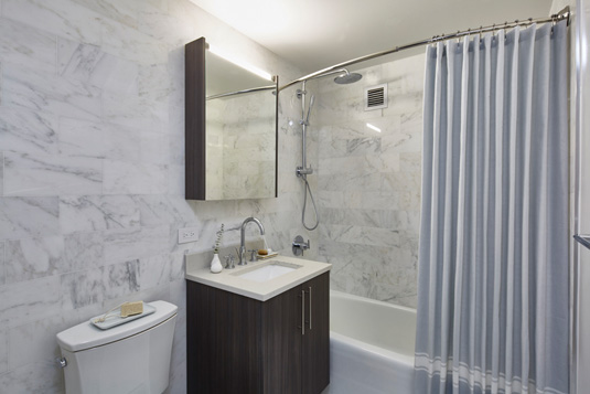 Interior gallery - 2 of 9 - bathroom with luxury finishes at 4705 Center Boulevard