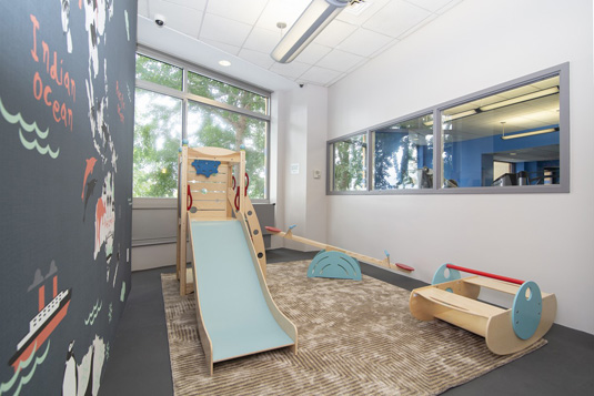 Amenities gallery - 2 of 6 - child's playroom with slide