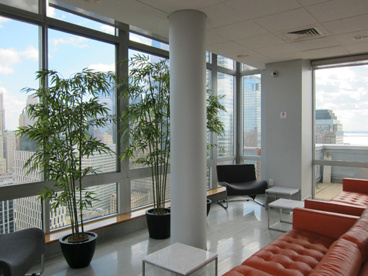 Amenities gallery - 5 of 5 - Large windows in Tribeca point lounge