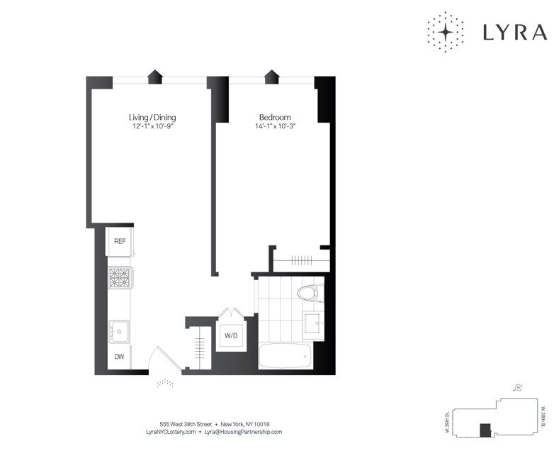 LYRA #3310 | Income-Restricted Unit | 130% AMI | Rent Stabilized