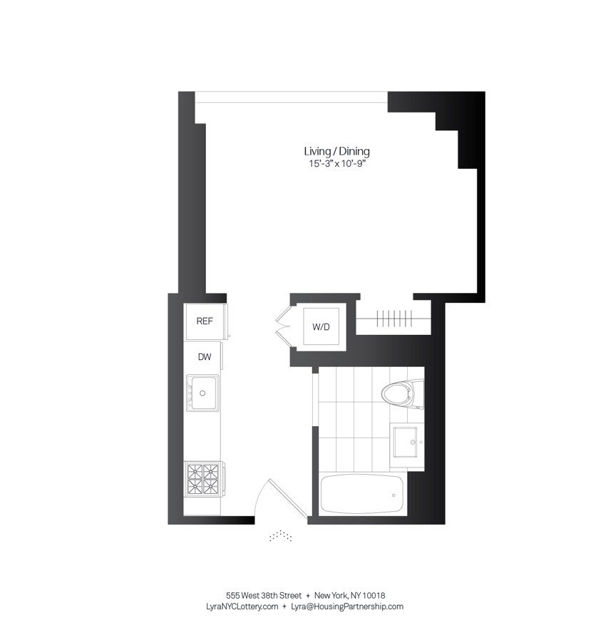 LYRA #1611 | Income-Restricted Unit | 130% AMI | Rent Stabilized